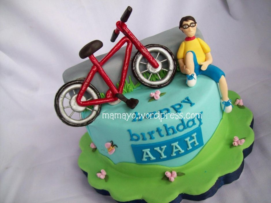 Торт с велосипедом для мальчика 7 лет