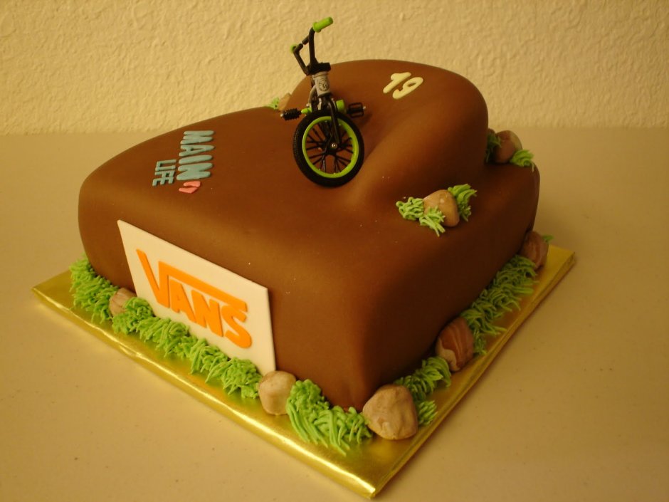 Торт велосипедисту бмх