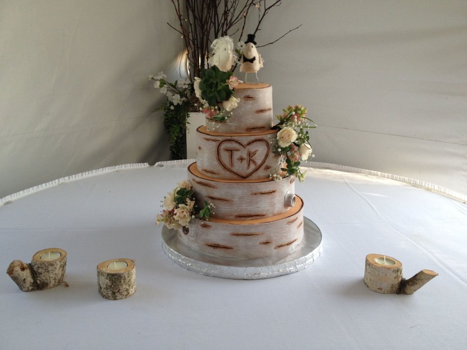 Свадебный торт под дерево