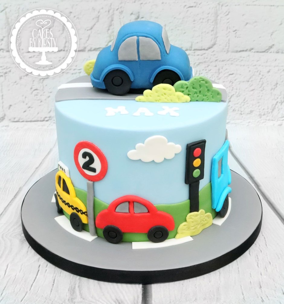 Car Cake Blue