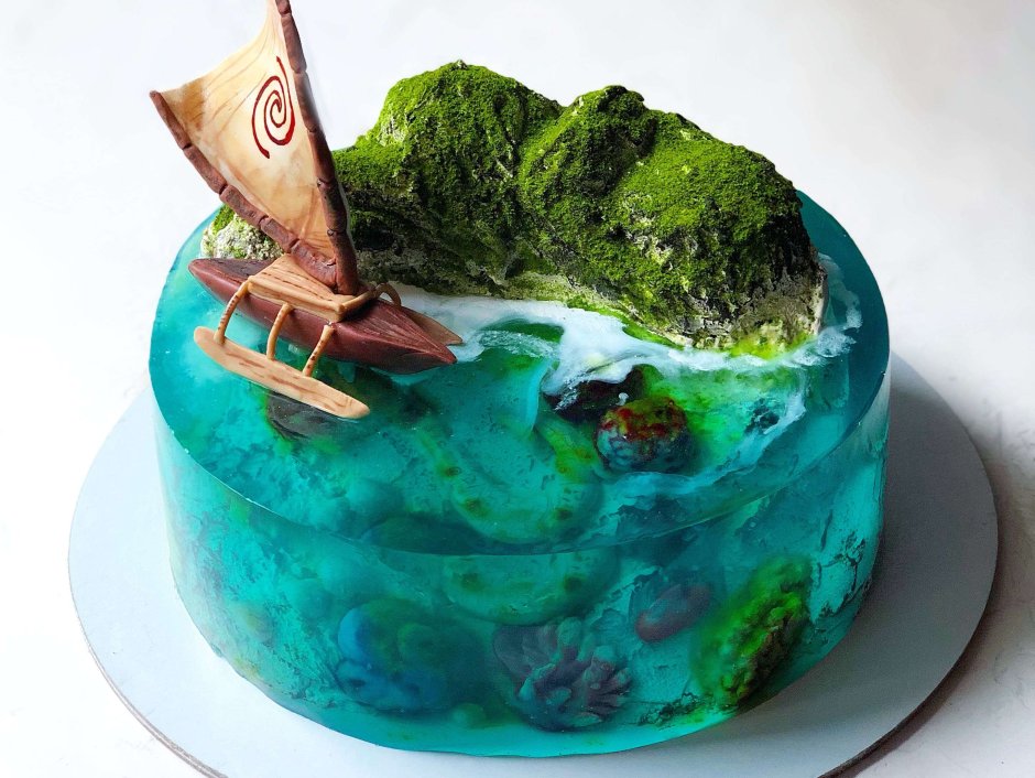Торт остров в океане
