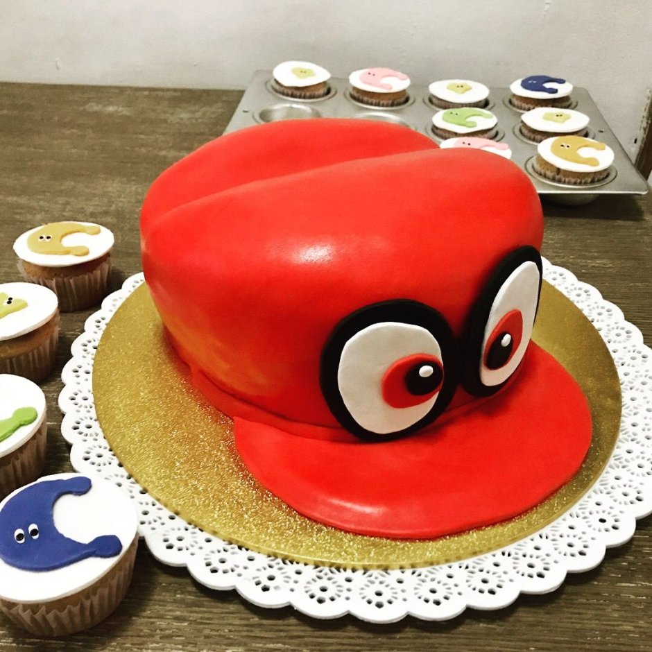 Торт супер Марио одиси