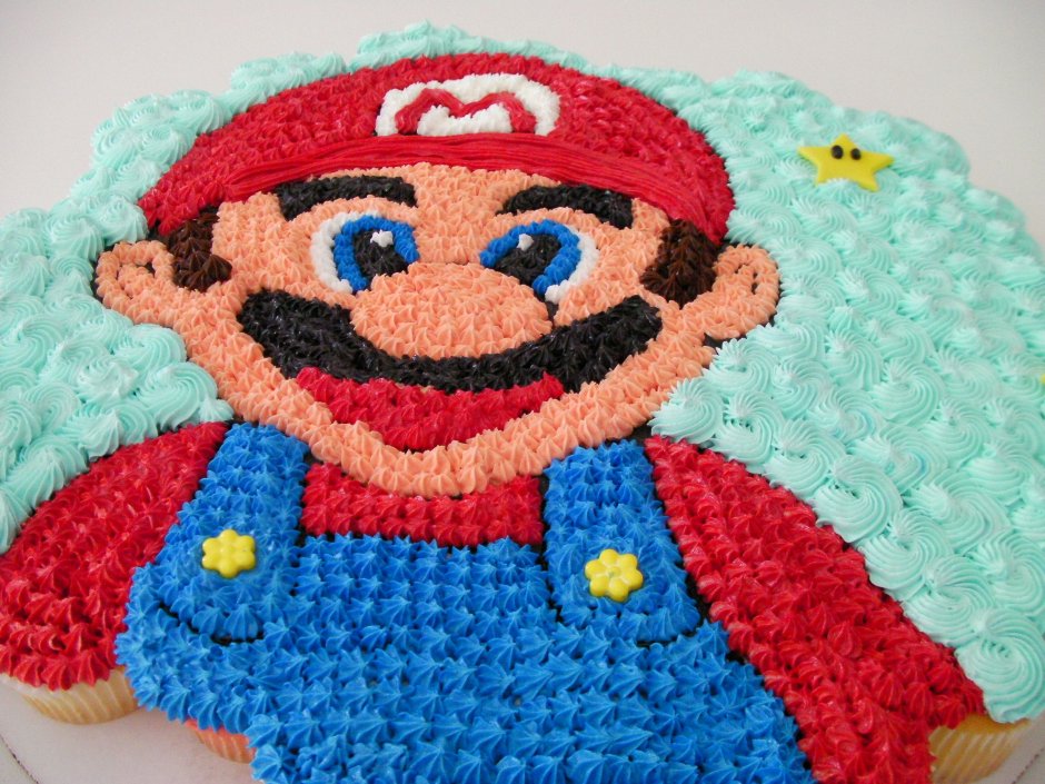 Тортики для мальчиков на 6 лет Марио