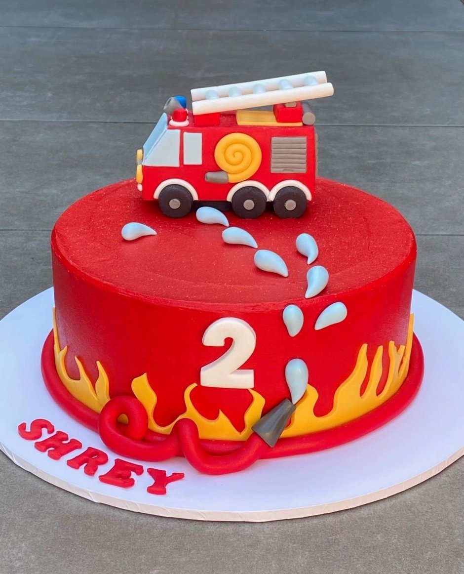 Торт пожарному на день рождения