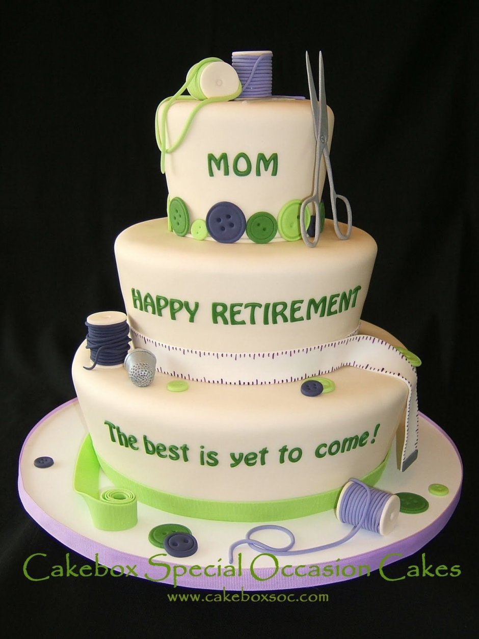 Торт с праздником пенсия