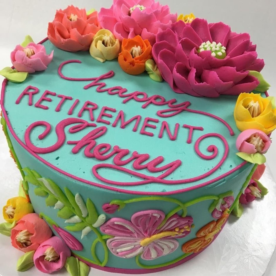 Торт на пенсию