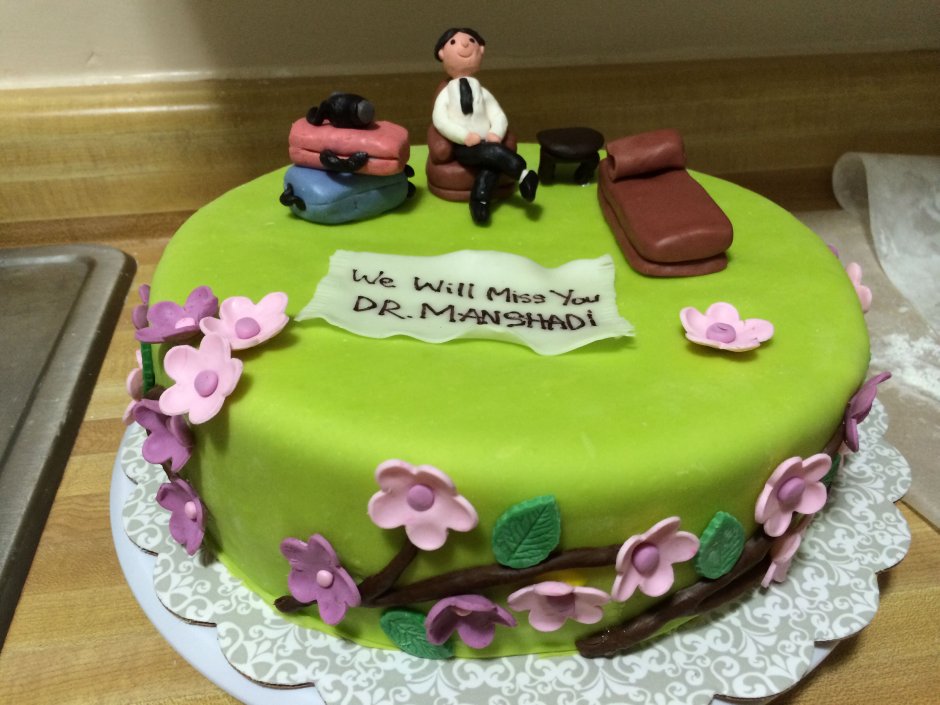 Retirement Cake Table