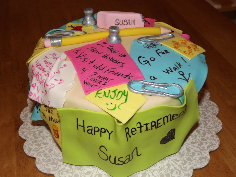 Торт для пенсионерки