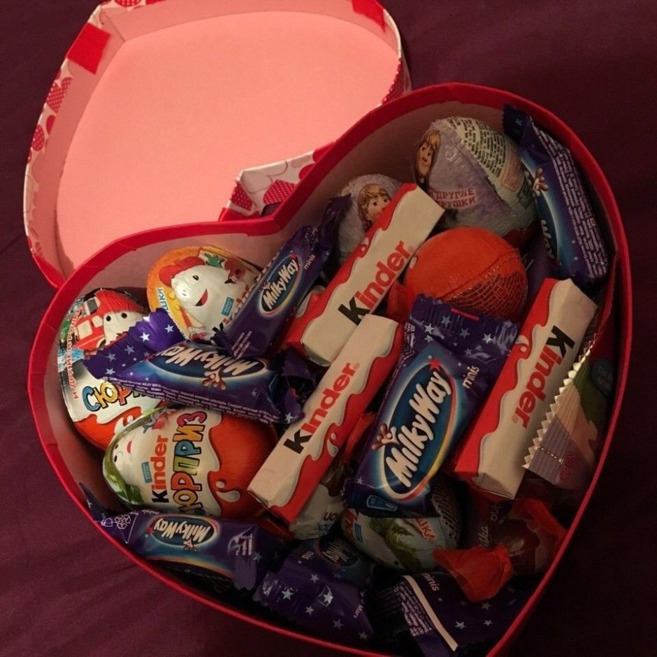 Коробка со сладостями в подарок