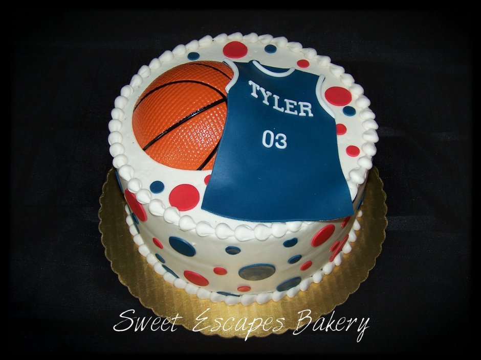 Торт на 10 лет мальчику баскетбол