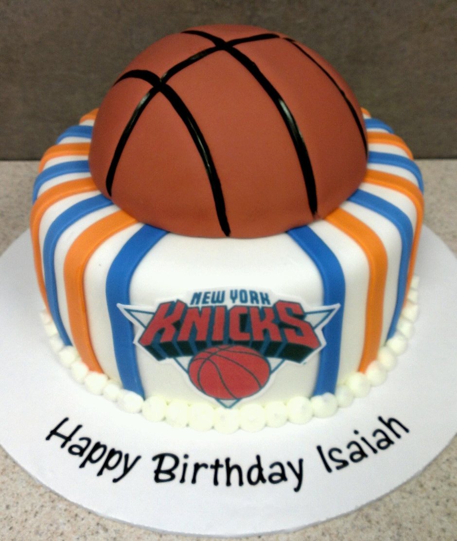 Торт баскетбольный на шоколадном фоне