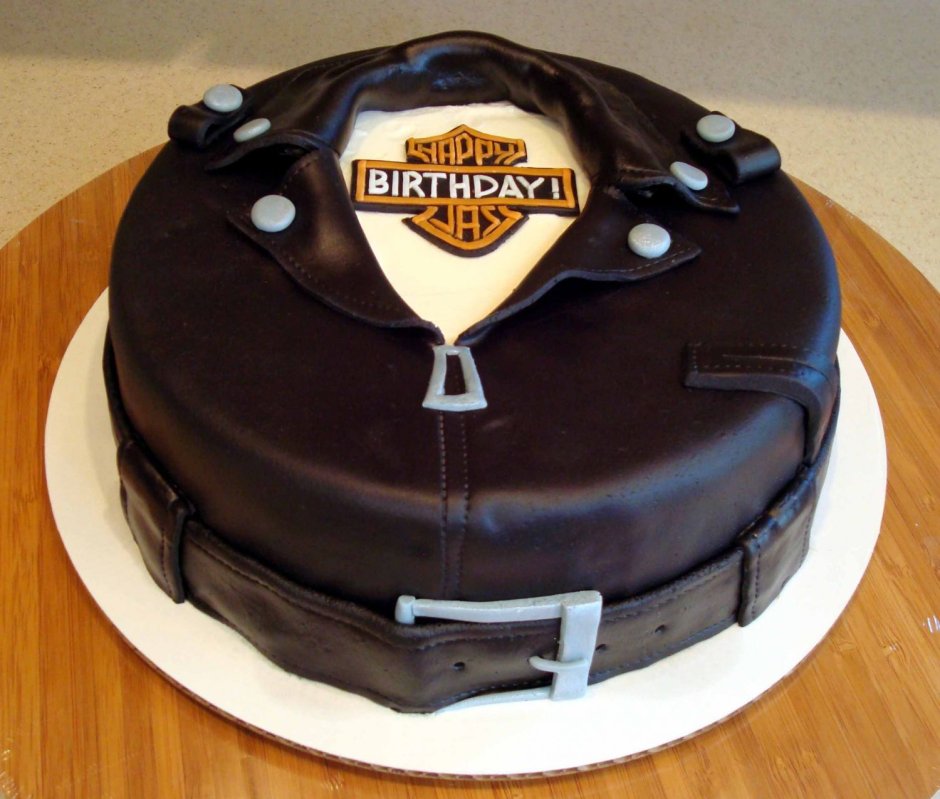 Торт для байкера на день рождения