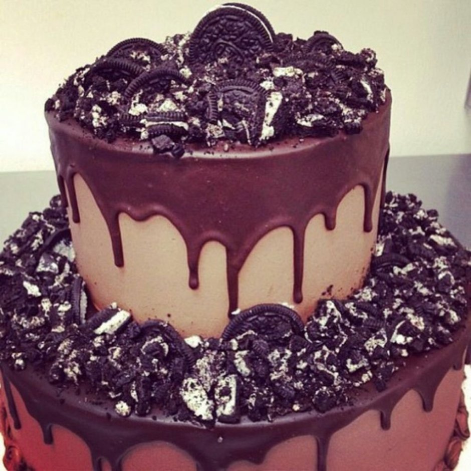 Шоколадный торт для девочки