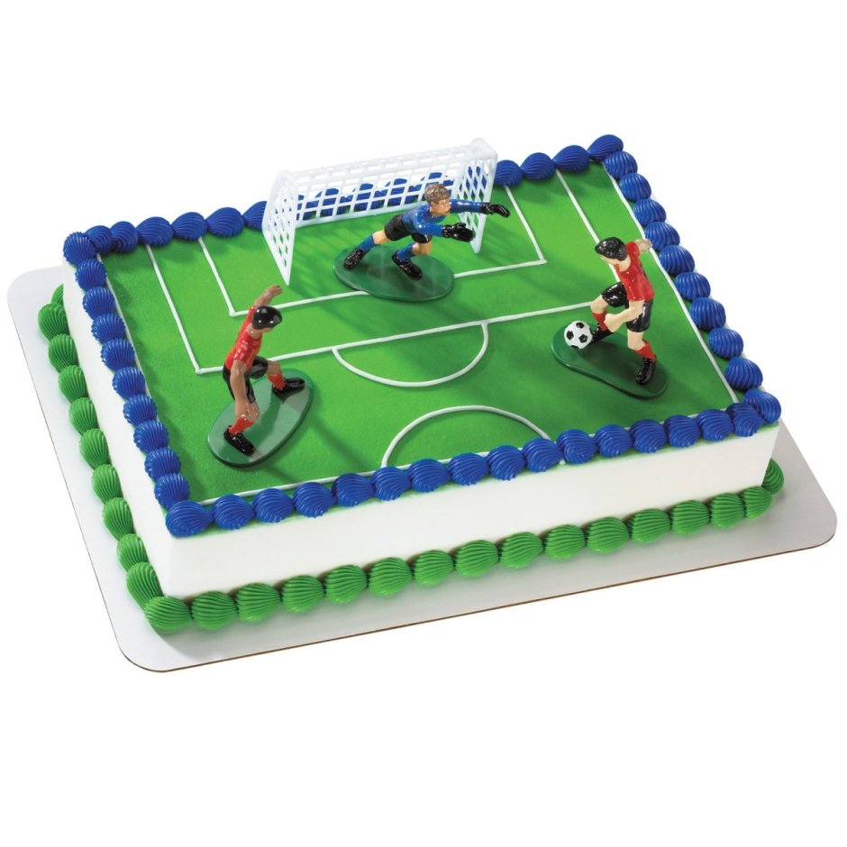 Торт футбол с игроками