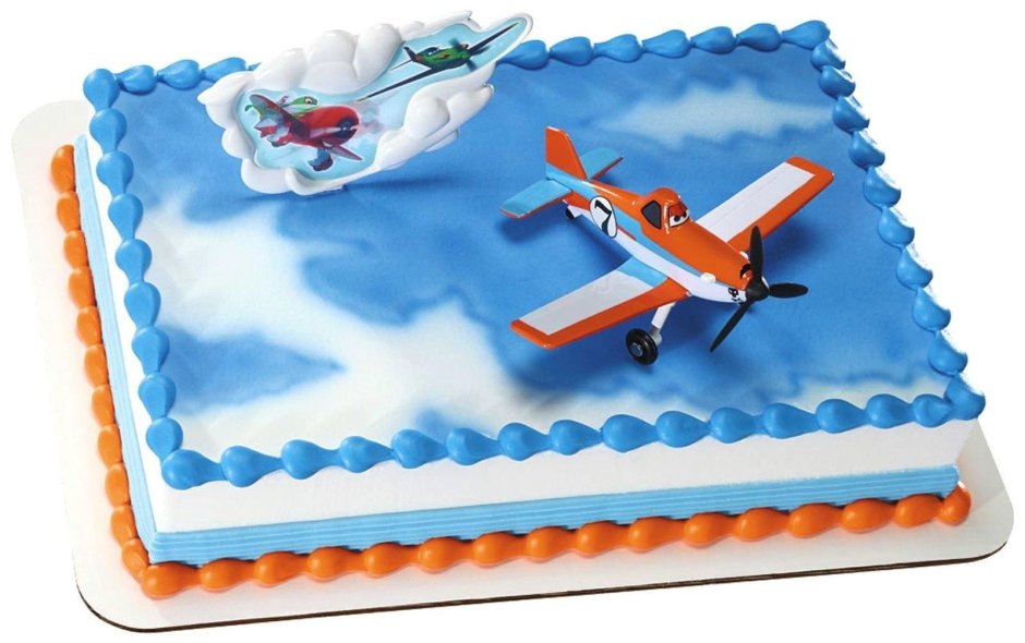 Тортик с самолетом
