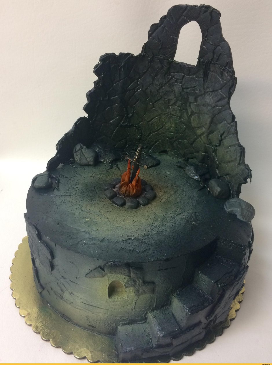 Cake Dark Souls Bonfire