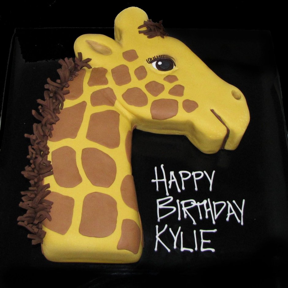 Торт в виде жирафа