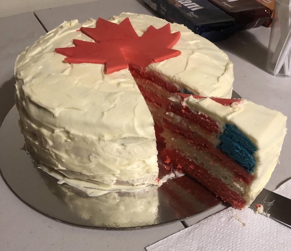 Канадский сливочный торт
