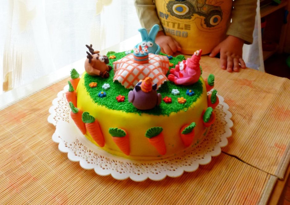Праздничный детский торт
