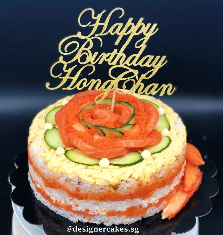 Суши торт на день рождения мамы
