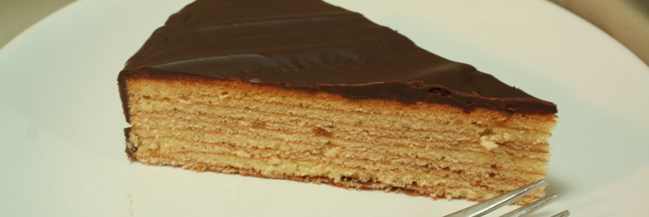 Black Square Cake with Marzipan