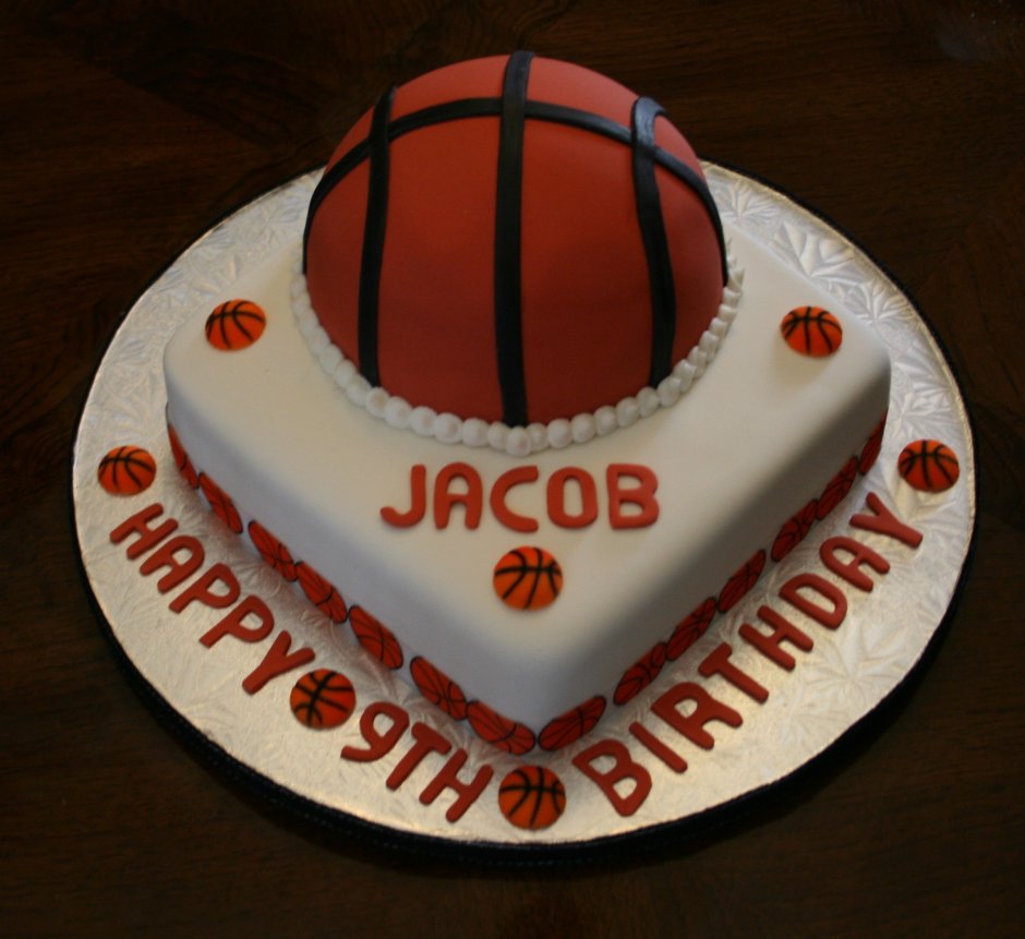 Торт цифра баскетбол