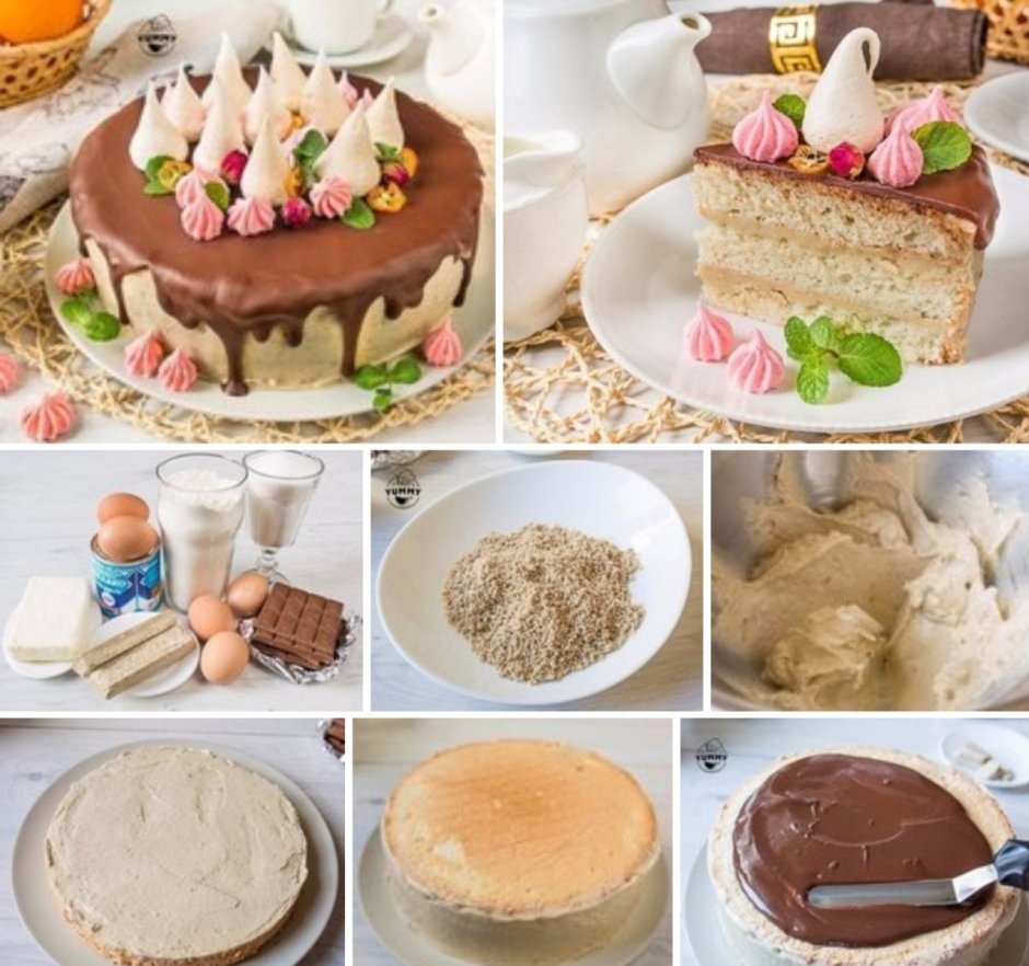 Ингредиенты для ванильного торта