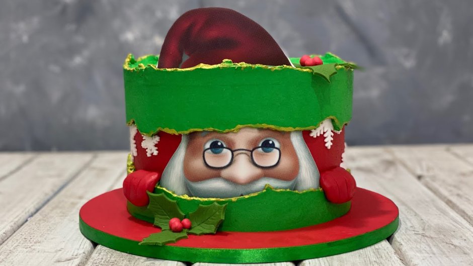 Cake Santa Claus