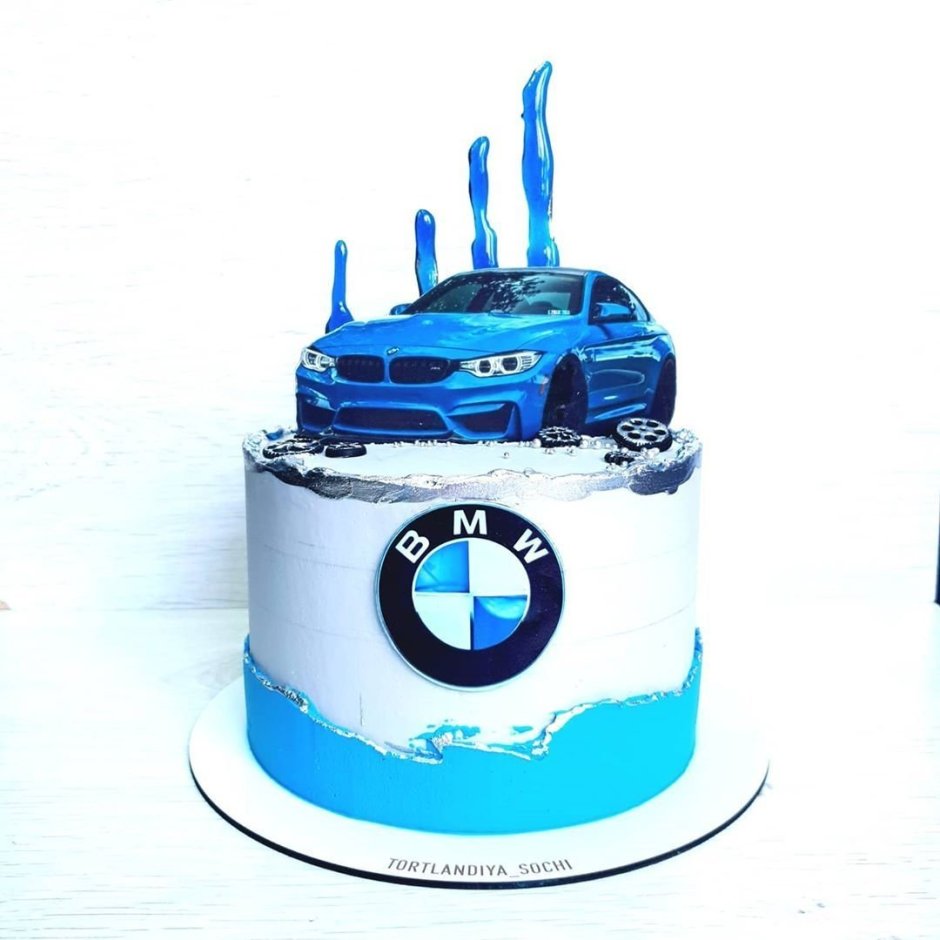 Торт для мальчика BMW