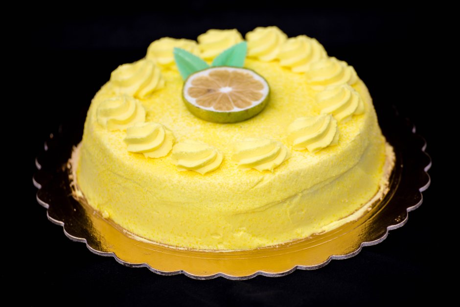 Лимонные слайсы для торта
