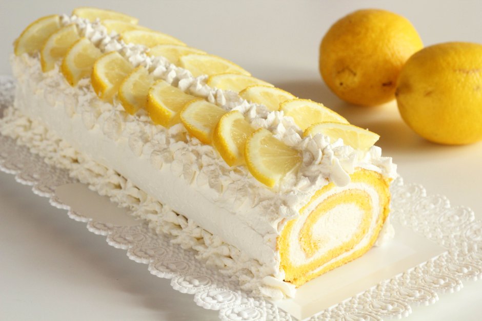 Торт Лимончелло лимонный курд