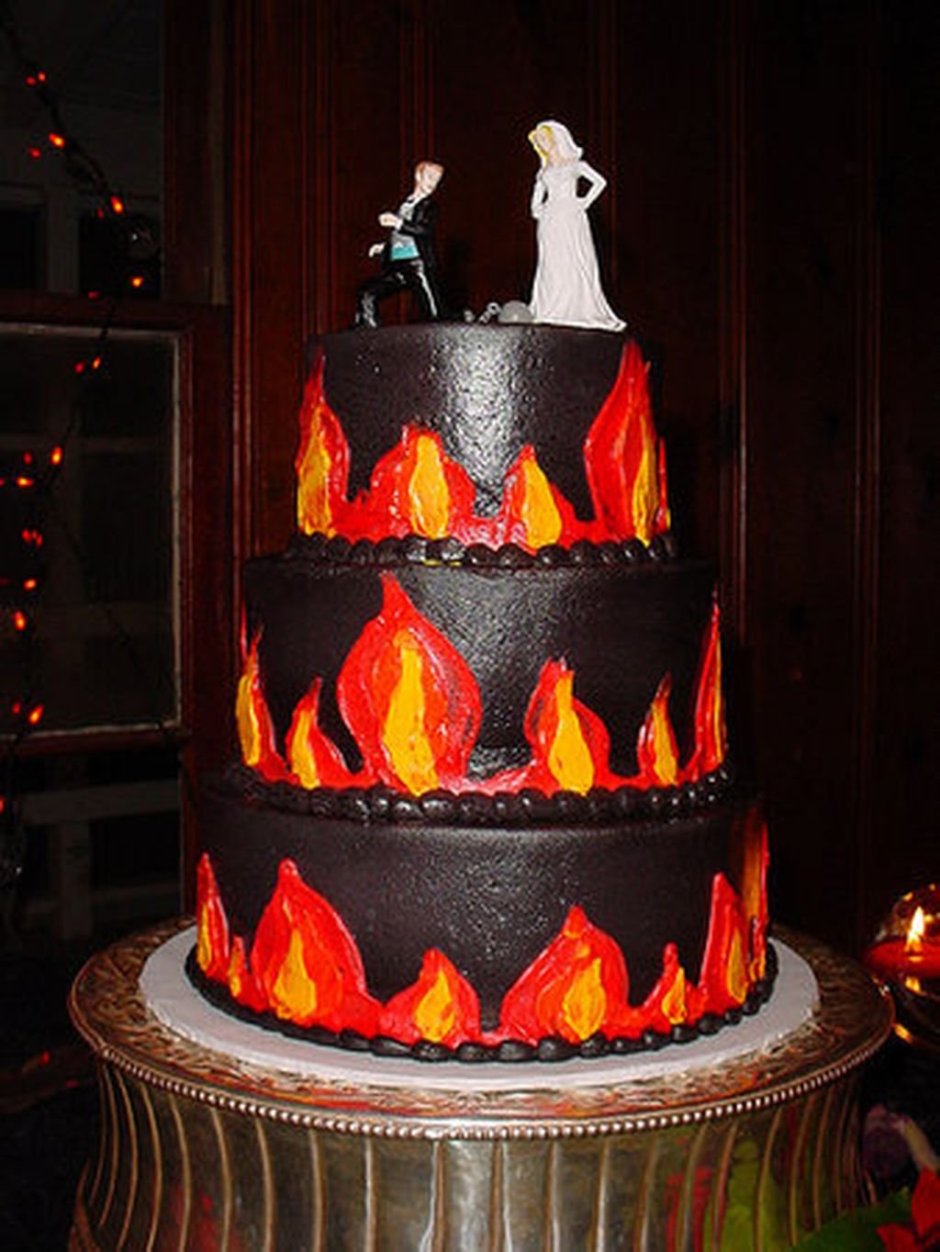 Огненный торт