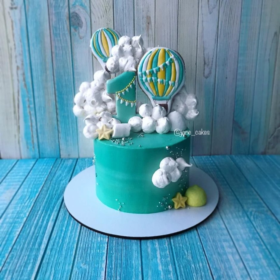 Воздушный шар пряник для торта