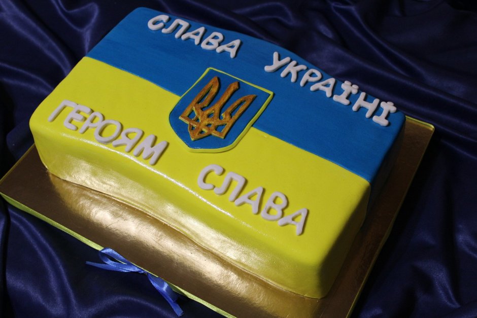 Торт флаг Украины