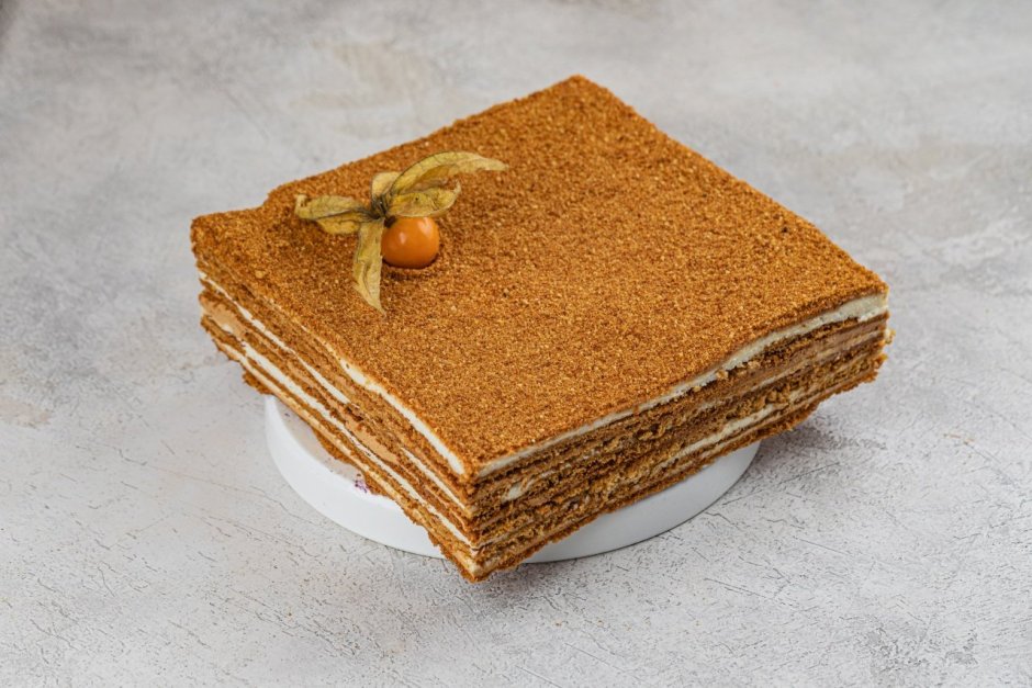 Торт лента медовый ароматный, Россия, 600 г