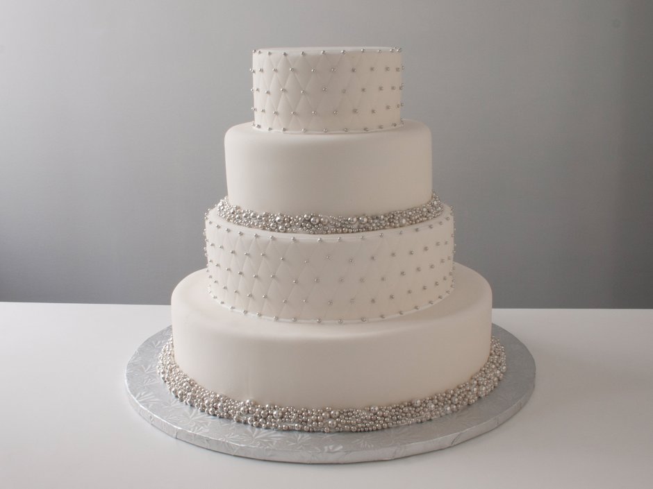 Юбилейный свадебный торт
