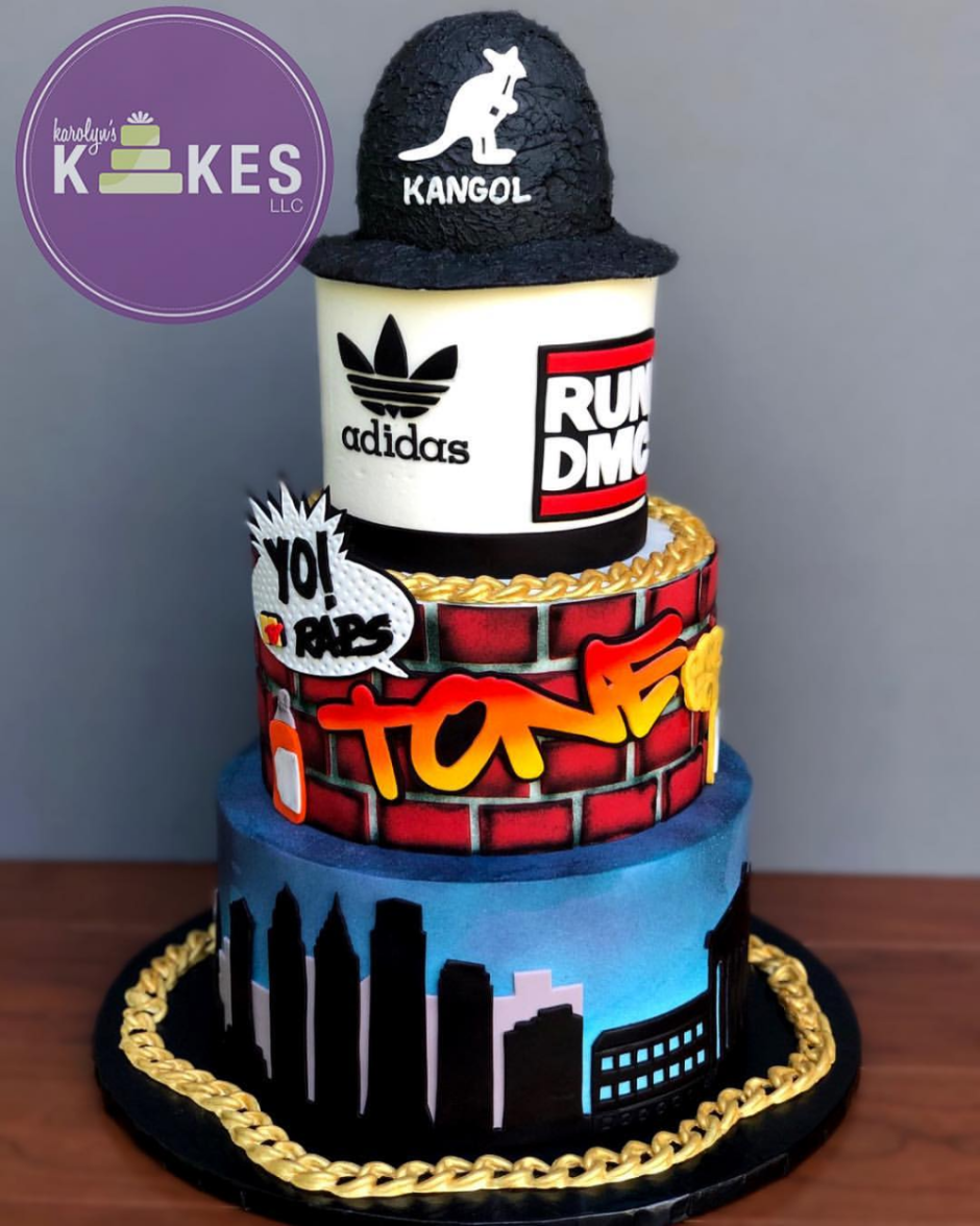 Торт для девочки хип-хоп на день рождения