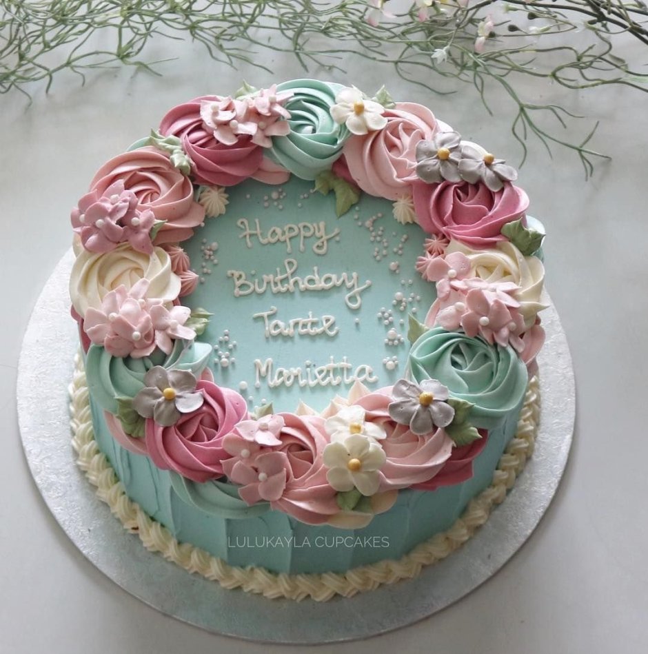 Торт маме на день рождения кремовый