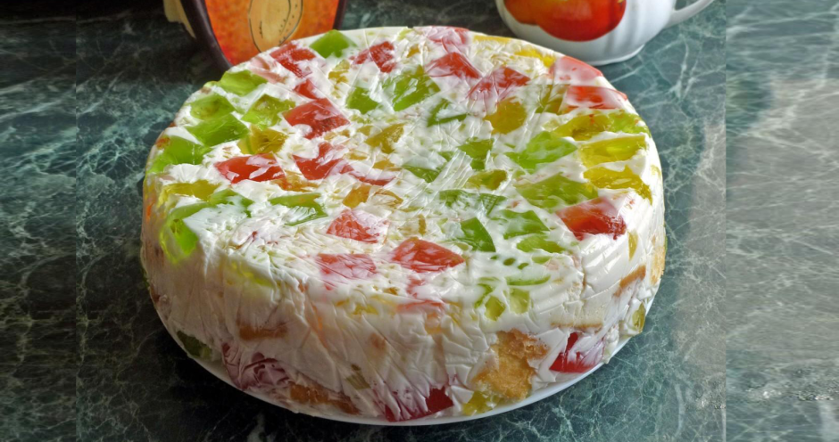 Т�орт Битое стекло с бисквитом рецепт с фото пошагово