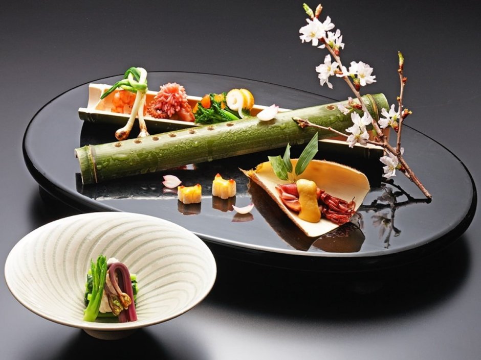 Подача блюд японской кухни