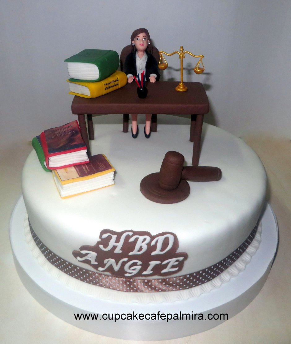 Прикольный торт для адвоката