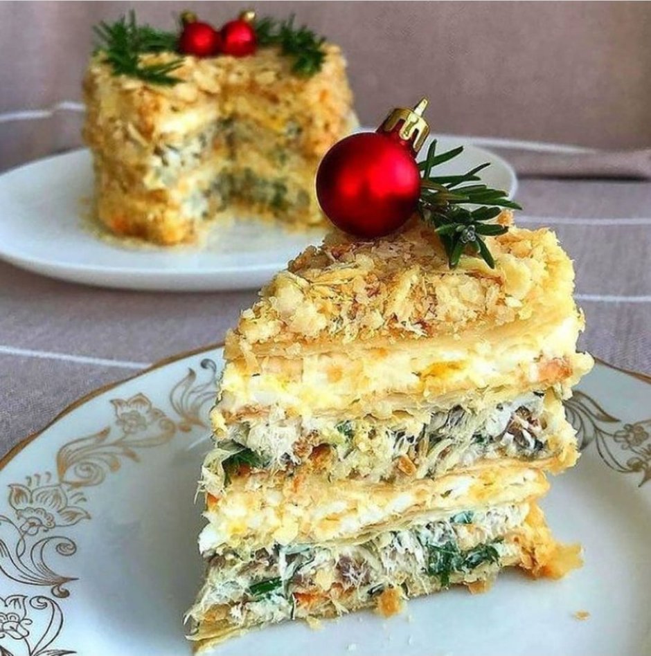 Закусочный торт «Наполеон» snack Cake "