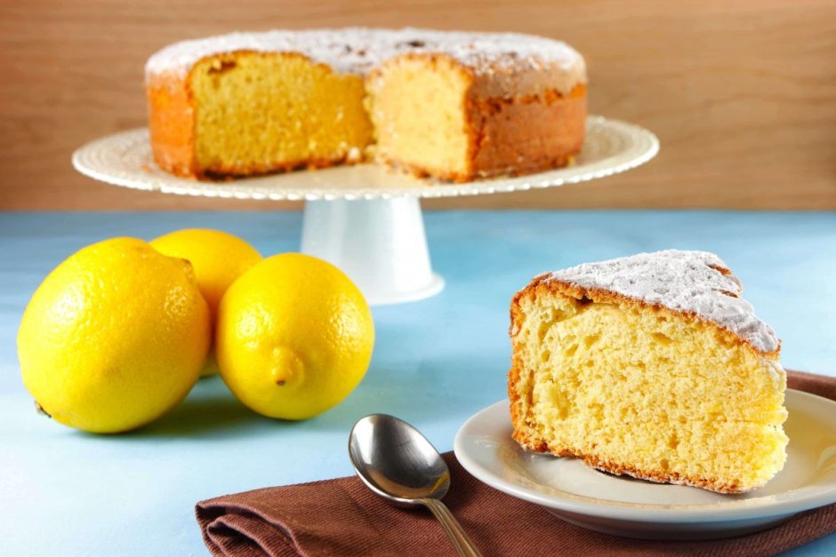 Torta Caprese with Lemon