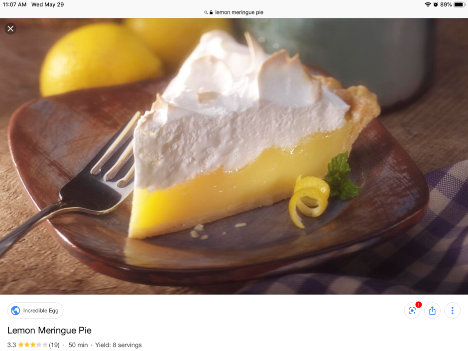 Lemon pie photos