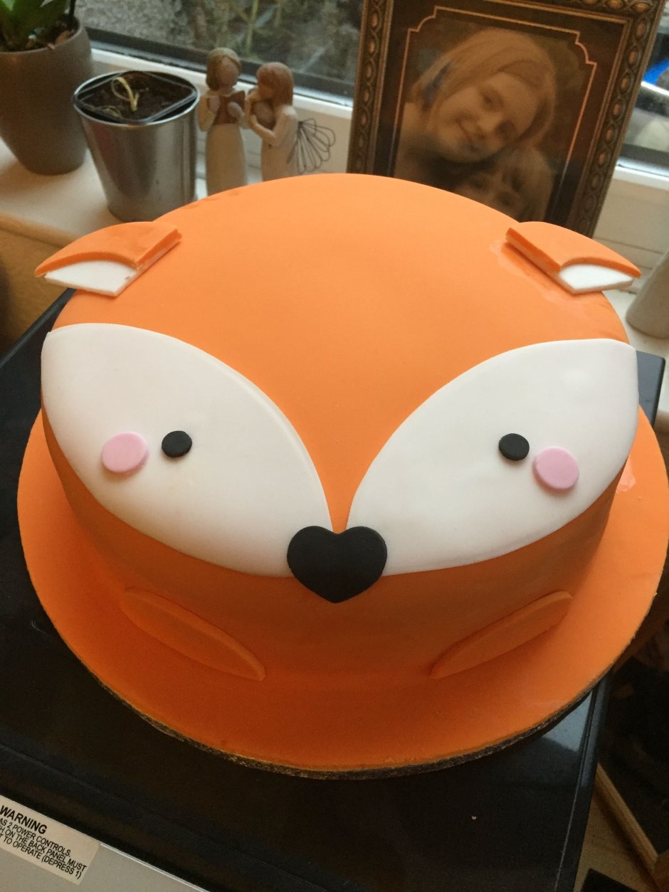 Торт в форме лисы