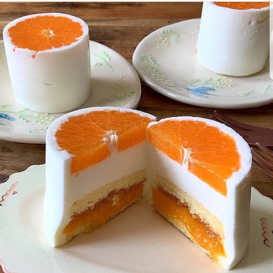 Апельсиновые пирожные
