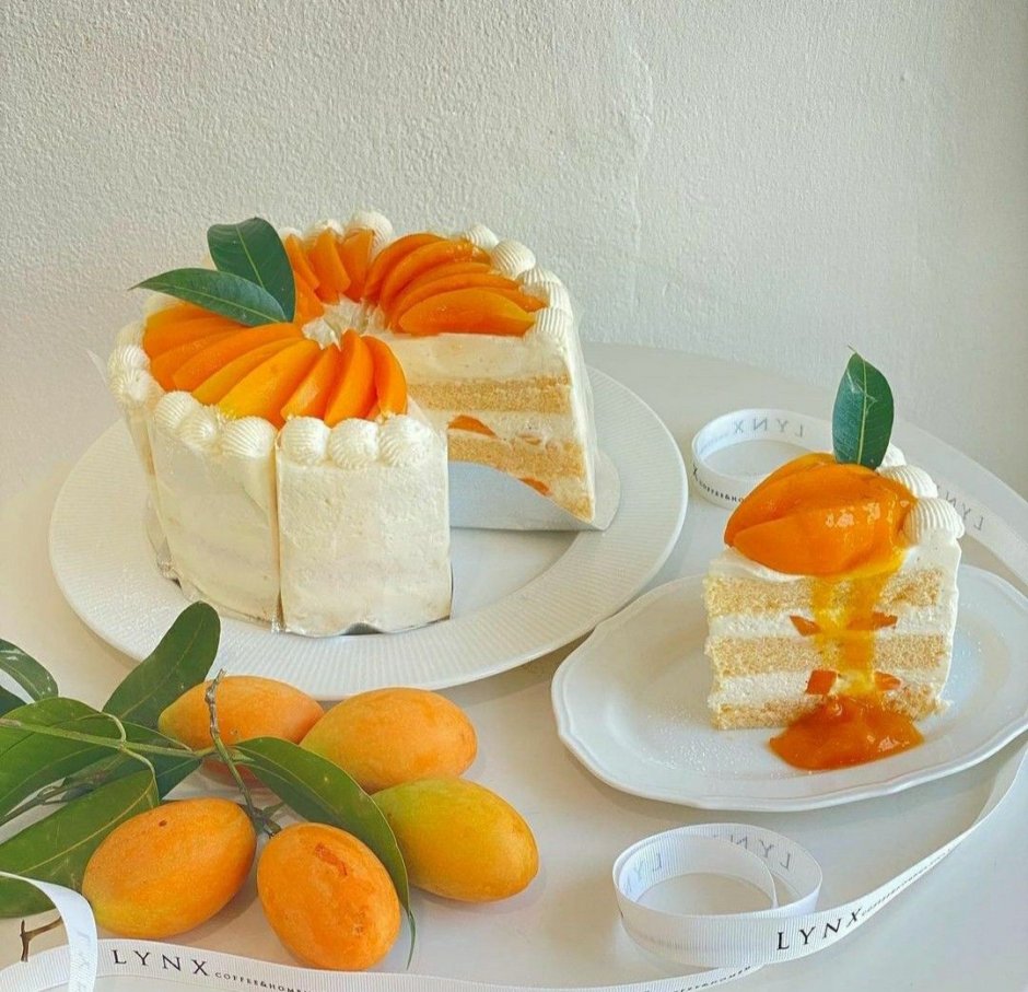 Торт с абрикосами консервированными