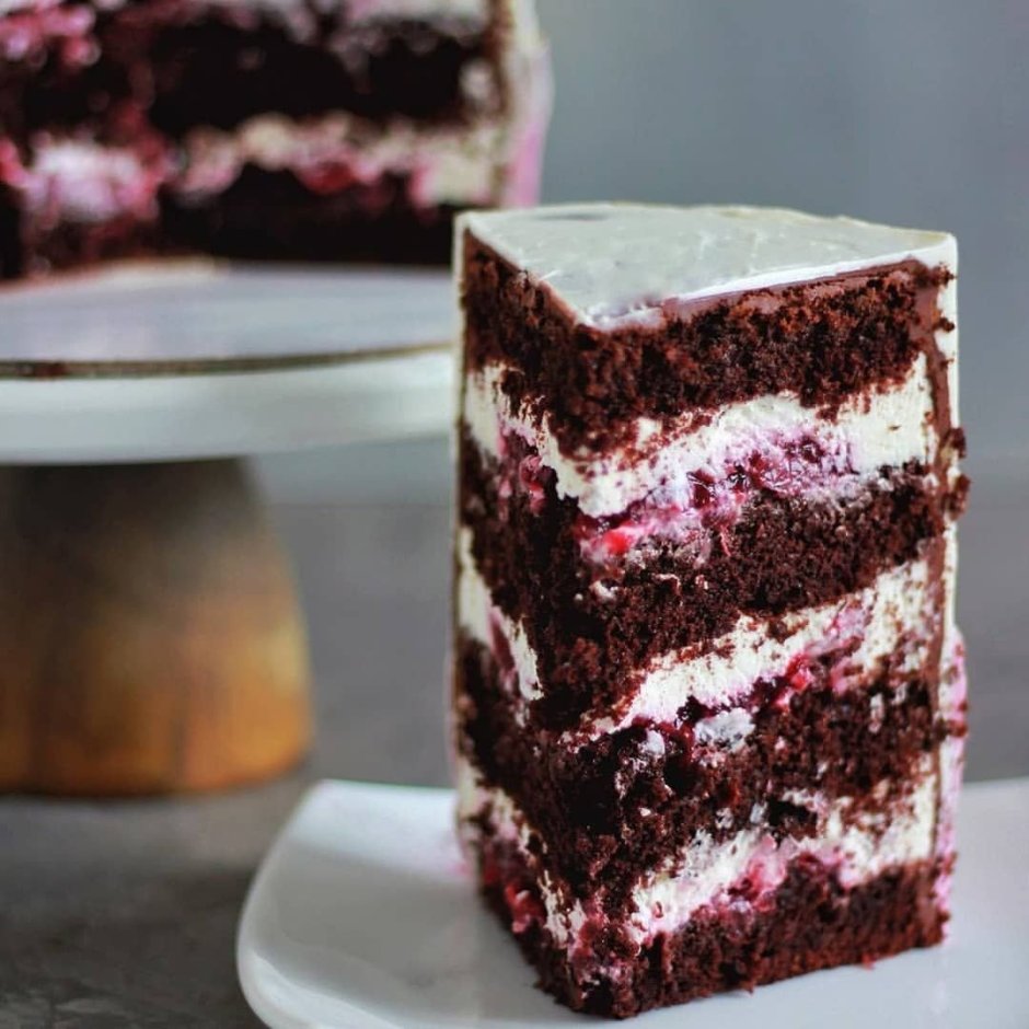 Торт "чёрный лес" (Black Forest Cake)