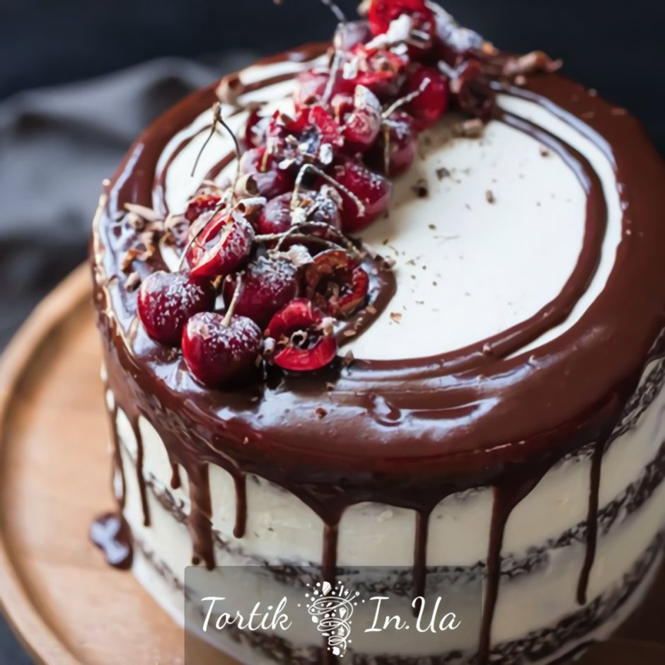 Торт "чёрный лес" (Black Forest Cake)