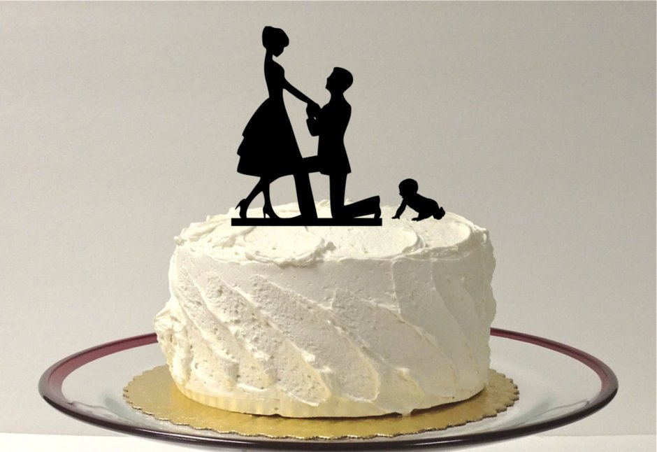 Картинка жених и невеста на торт